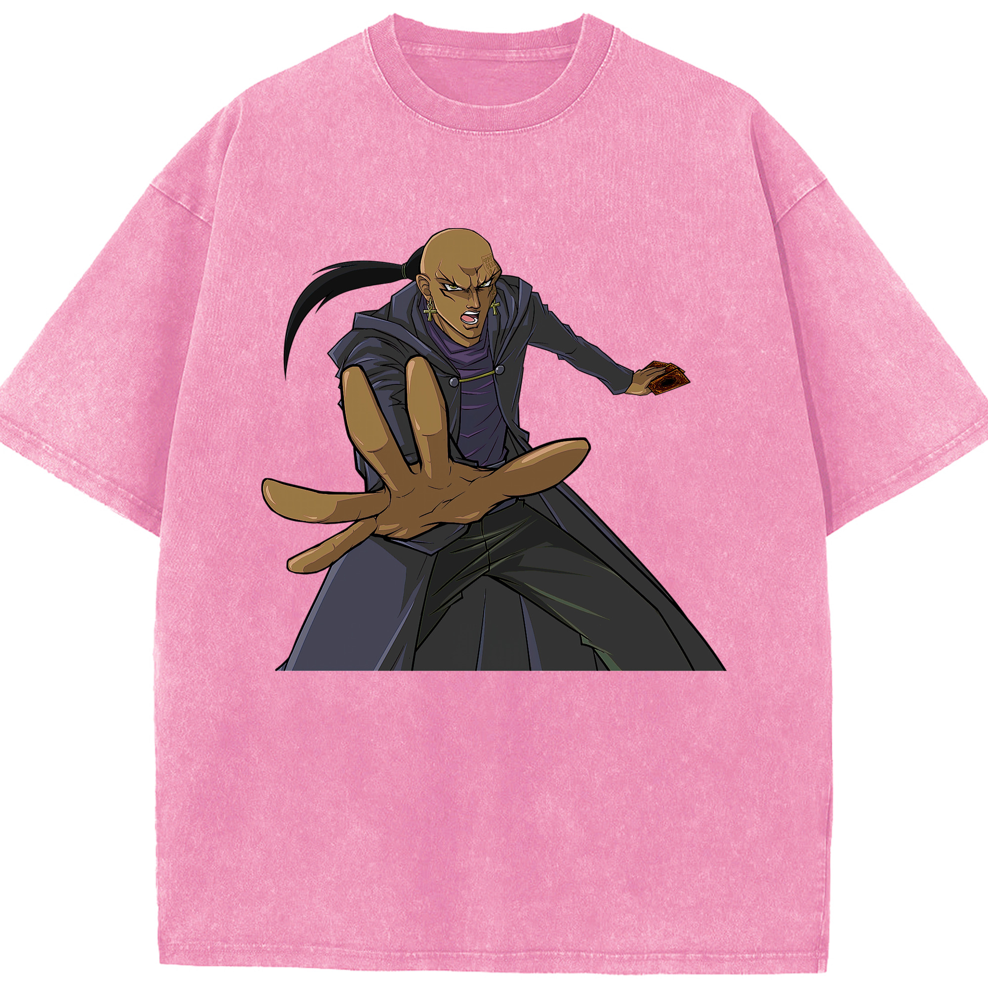 （画像用） 遊☆戯☆王 Yu-Gi-Oh! 綿100% ヴィンテージ風 半袖Tシャツ（フロントプリント）